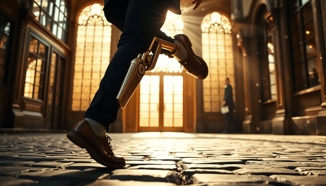 Advanced AI-powered prosthetic limb responding to user movement